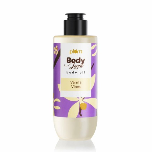 Plum BodyLovin' Vanilla Vibes Olejek do ciała - Głęboka wilgoć - Błyskawiczny blask - 200ml- - Zdjęcie 1 z 3