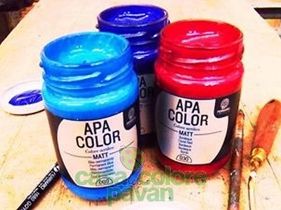 MAIMERI COLORE ACRILICO APA COLOR FERRARIO VASETTO 150 ML. BELLE ARTI SHABBY NAILS