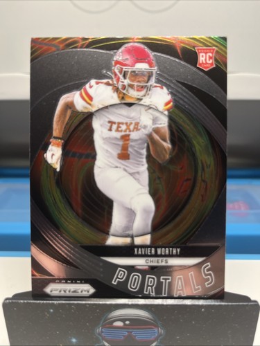 2024 Panini Prizm - Portals Xavier Worthy #10 (RC)