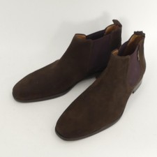 Russell & Bromley Paul Chelsea Botines Marrón Gamuza Pull On Para Hombre Talla EU 40