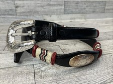 Tony Lama Western Concho Belt Size 30 Unisex no rusted conchos