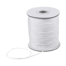 1.5mm Nylon Satin Cord 150 Yards Bracelet String Beading Thread White