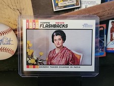 2015 Indira Gandhi Topps Heritage #NF-8 Flashbacks 🔥