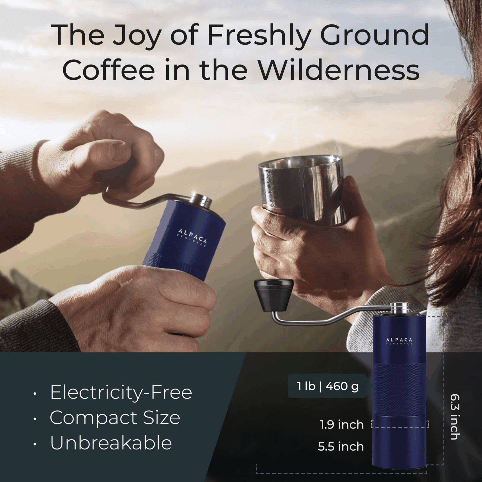 Manual Coffee Grinder by    Stainless Steel Conical Burr Coffee Grinder Manual