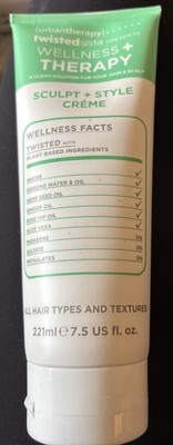 Twisted Sista Wellness Therapy Sculpt Style Creme 7.5oz Hair