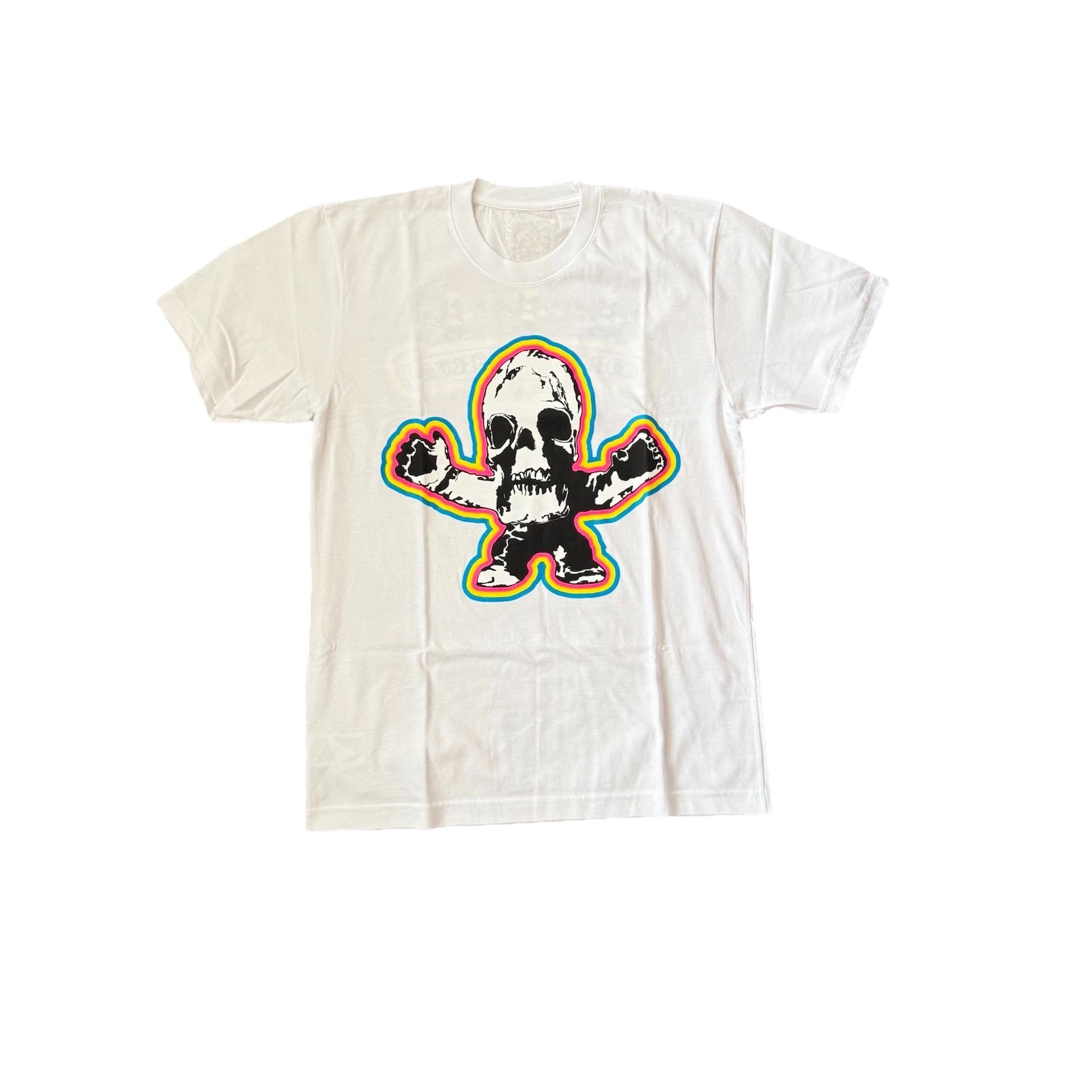 CHROME HEARTS FOTI GRAPHIC PRINT SHORT SLEEVE T-SHIRT SIZE: M