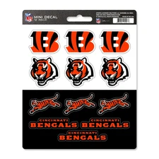 Cincinnati Bengals NFL Vinyl Die-Cut Sticker Set / Decal Sheet *Free Shipping