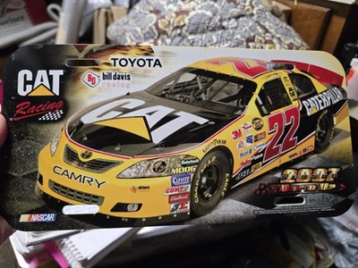 Dave Blaney CAT #22 / Bill Davis 2007 Season Warmup License Plate New