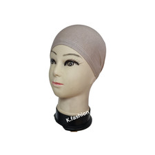 New Luxury Women Under Scarf Hijab TIE BACK Bonnet Chemo Cap Hat Stretch Premium