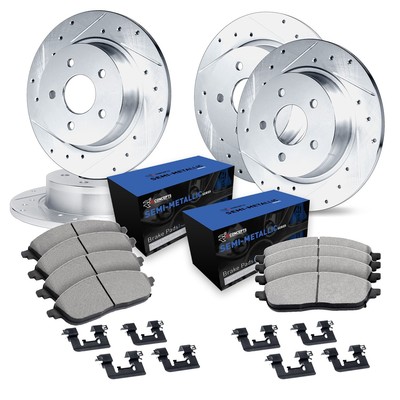 For Mercedes-Benz 190D 84-89 Brake Kit Drilled & Slotted Front & Rear Brake Kit