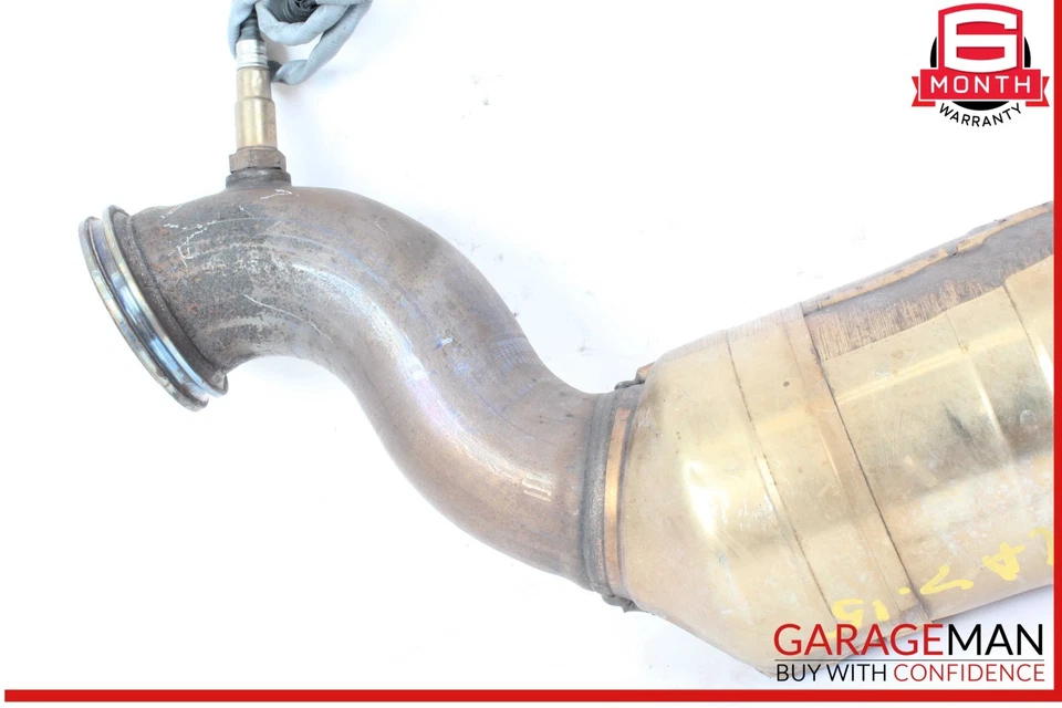 14-17 Maserati Quattroporte S Ghibli AWD Exhaust Downpipe Right Side OEM - Image 2 of 4