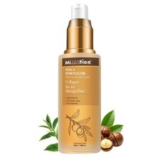 Argan Oil Hair Oil for Frizzy  Damaged Hair, Lightweight Repair with Collagen,