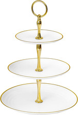 3-Tier Cupcake Stand, round Plastic Tiered Serving Tray, Cup Cake Tower for Birt