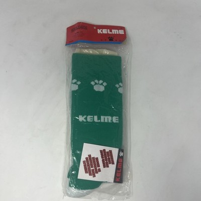 Kelme Mens Football Socks 89 Kelly-White Sz L Green Soccer