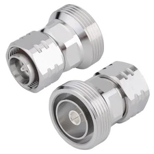 4.3/10 MiniDin Male to 7/16 Din Female Low PIM 160dBc Adapter 4.3-10 Mini Din...