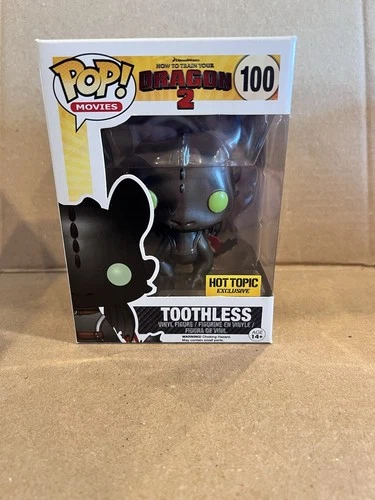 Funko Pop! Vinyl: How to Train Your Dragon - Toothless - (Metallic) - Hot Topic