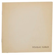 Douglas Huebler 1st Edition Softcover Exhibiton Catalog Uncommon #160421