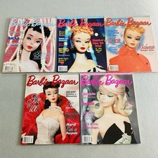 Barbie Bazar Magazines Lot Of 5 Vintage 1999-2004 Like New Condition