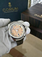 CORUM Admiral's Cup AC-One 45 mm, Titan, mit Echtholz-Ziffernblatt, TOP-Zustand