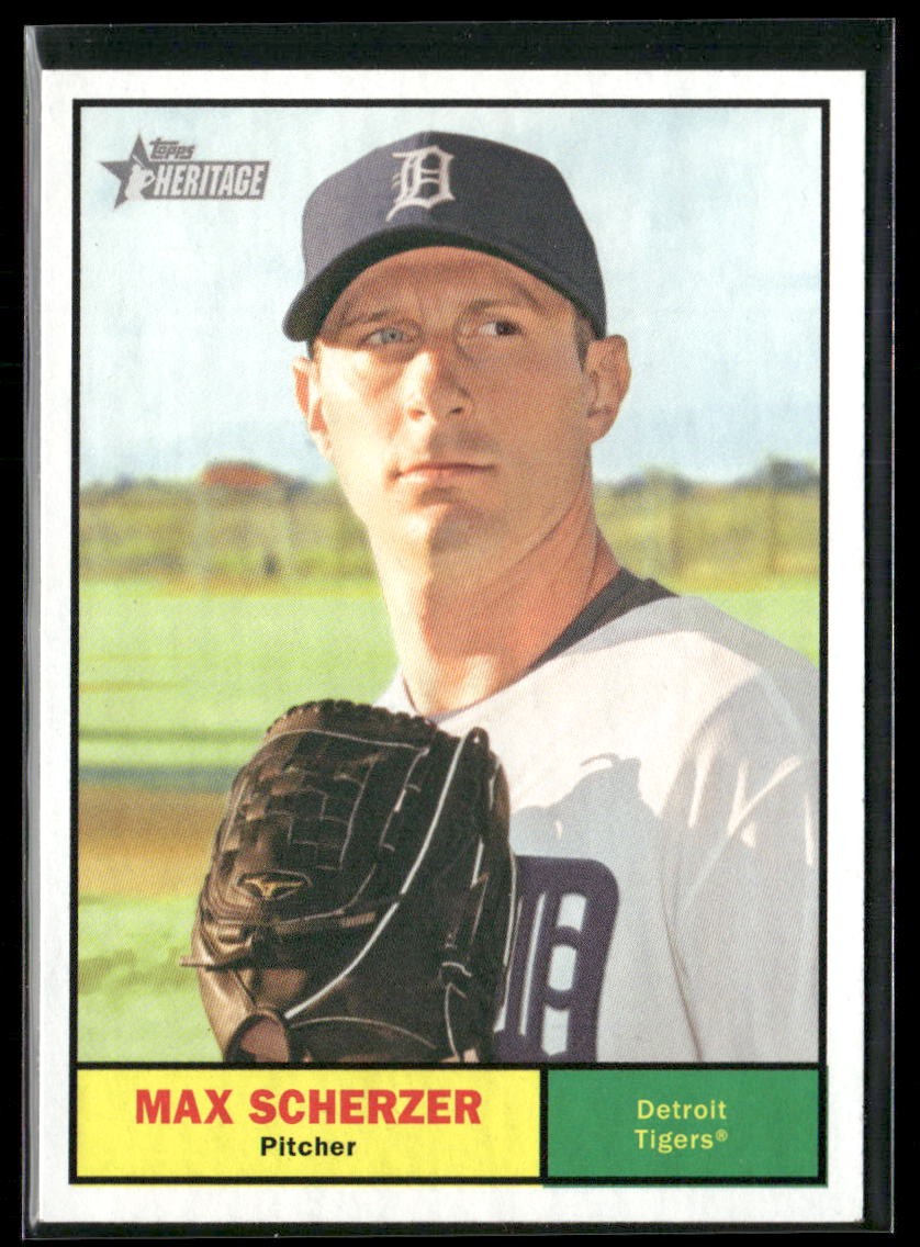 Max Scherzer 2010 Topps Heritage #232 Z1