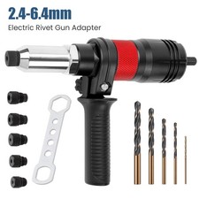 Professional Electric Drill Tool Rivet Rivnut Nut Gun Adapter Insert Attachment