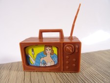 Vintage Barbie Steffi Busy Hands Zubehör Fernseher mit Antenne Mattel (20726)