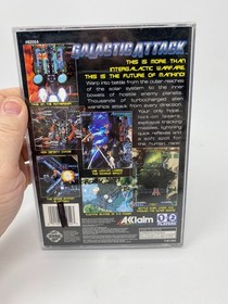 Galactic Attack (Sega Saturn 1995) -  Complete CIB w/ Registration Card