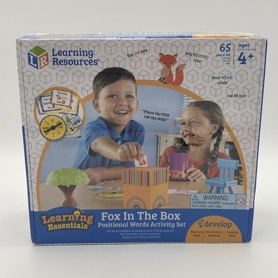 Learning Resources Fox in the Box Game Set Positional Words Sealed New in Box