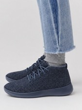 Allbirds Women's Size 9 Wool Runner Up Mizzle Shoes Sneakers High Top Navy Blue