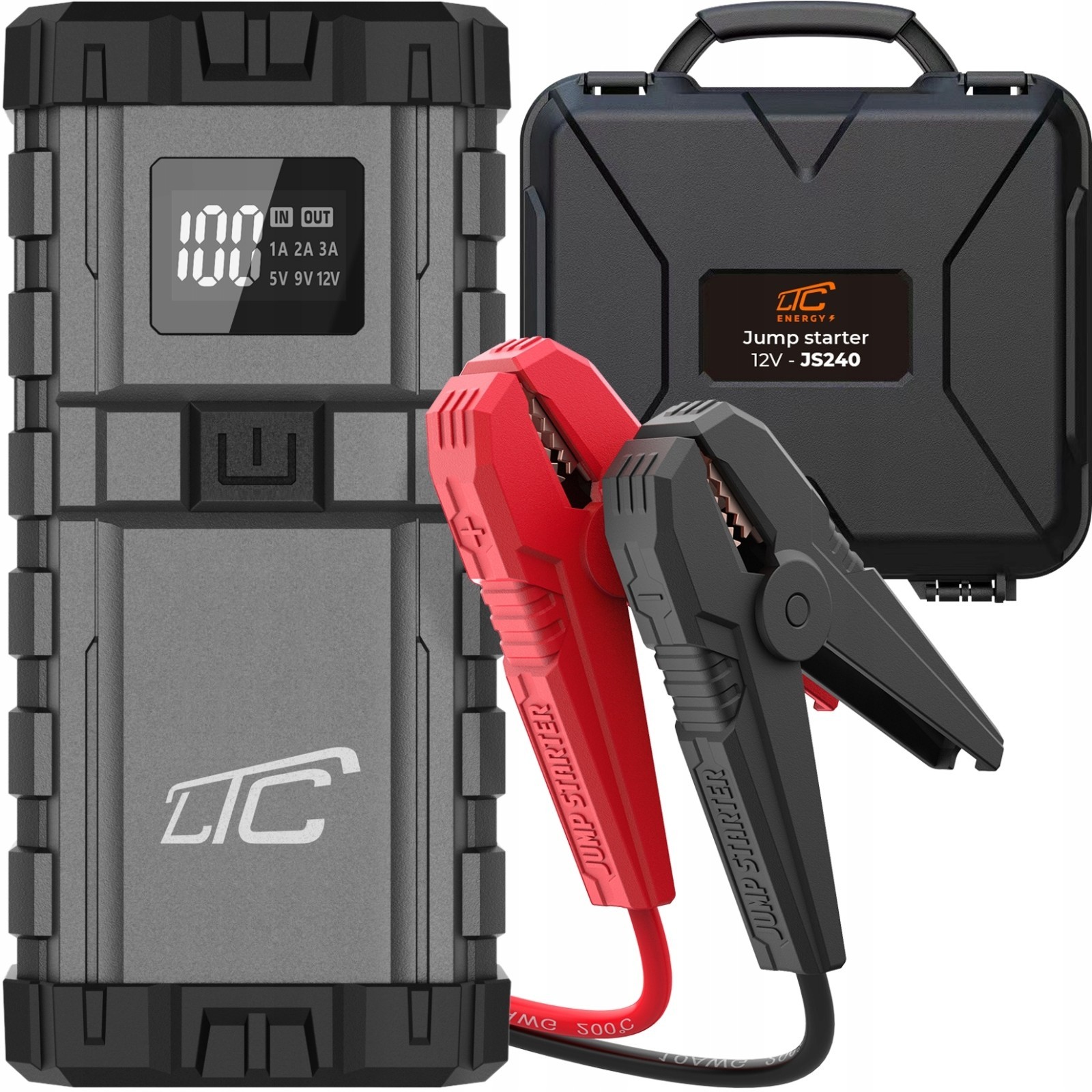 Démarreur portable 2500A pour résoudre les pannes de batterie hivernales avec batterie 65W