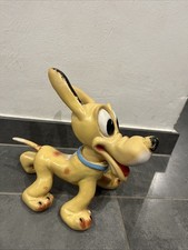 Pluto Ledra Plastic Disney Vintage Con Fischietto. 23 Cm