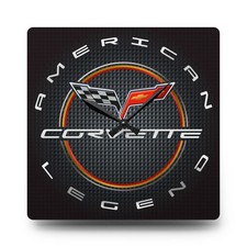 C6 Corvette Acrylic Wall Clock Roundsquare Two Sizes C6 Corvette Acrylic Wall Clock Roundsquare Two Sizes