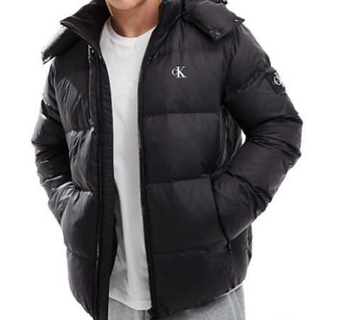 Schöne Calvin Klein Pufferjacke Gr. S in Schwarz