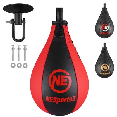 NES3 Leder Boxen Speed Ball & Swivel Boxsack Training MMA Punching Ball
