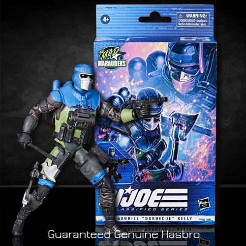 Barbecue Kelley Mad Marauders Action Figure GI Joe Classified Series 6in.