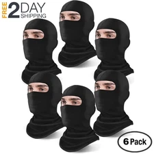 6 Pasamontañas De Licra Masacaras Invierno Capuchas Para El Frio Hombre Mujer US