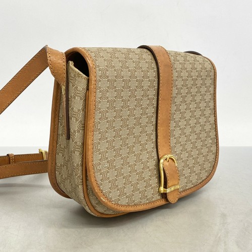 Celine Schultertasche Handtasche Macadam PVC beige echt - Bild 2 von 24