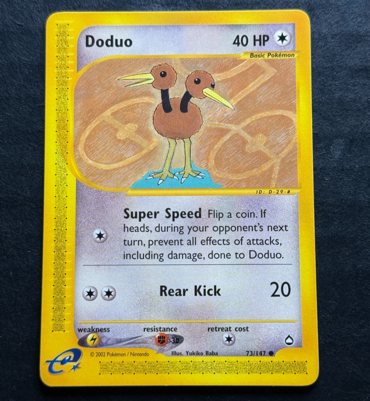 Doduo | Aquapolis | Regular | 73/147 | 2003 | Near Mint (NM)