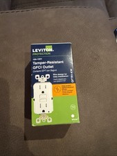 Leviton GFSW1-KW 15A 125V Combo Tamper-Resistant GFCI Outlet H1