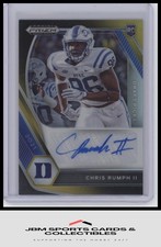 2021 Prizm Draft Picks Autographs Black Gold #DPA-CRU Chris Rumph II RC #/5