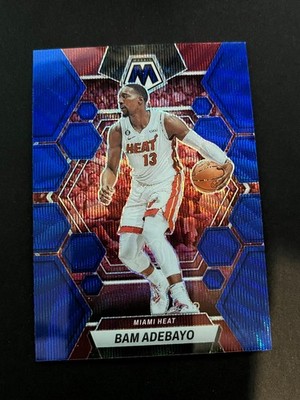 2022-23 Panini Mosaic - Bam Adebayo #78 Blue Wave Mosaic Prizm