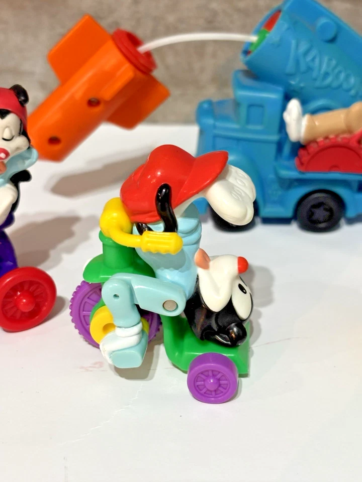 Lote de 6 Juguetes McDonalds ANIMANIACS Happy Meal Pinky Brain Slappy 1993-97 De Colección Foto 3 de 4