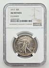 1917 Walking Liberty NGC AU Details Cleaned