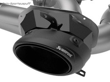Akrapovic Titan Black Duplex Endrohrsatz Porsche 911 992 Turbo und Turbo S