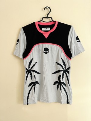 Hydrogen Tennis Original Shirt Jersey Palm Print Skull Logo size