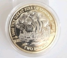 2016 The Great Fire Of London £2 Two Pound BU Coin Brilliant Uncirculated