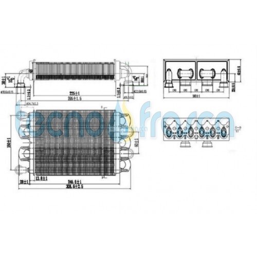 CALDAIA SCAMBIATORE PRIMARIO BITERMICO SAVIO BIASI BI1592100 COMPATIBILE - Foto 2 di 2