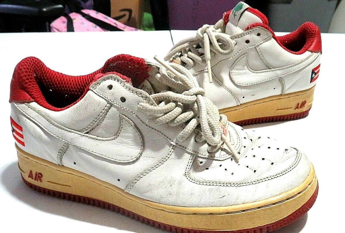 rico　① Air Force 1 Nike PUERTO RICO Edition with Coqui 7.5 white