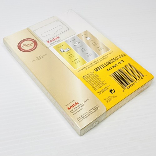 60 Sheets Sealed Pack Kodak Gloss Instant Dry 4” x 6” Photo Paper 10 x 15cm 2010 - Picture 6 of 7