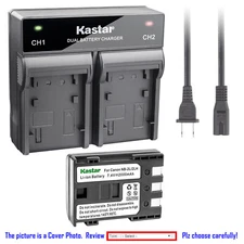 Kastar Battery Rapid Charger for Canon NB-2L CB-2LW Canon MV880X MV890 MV900